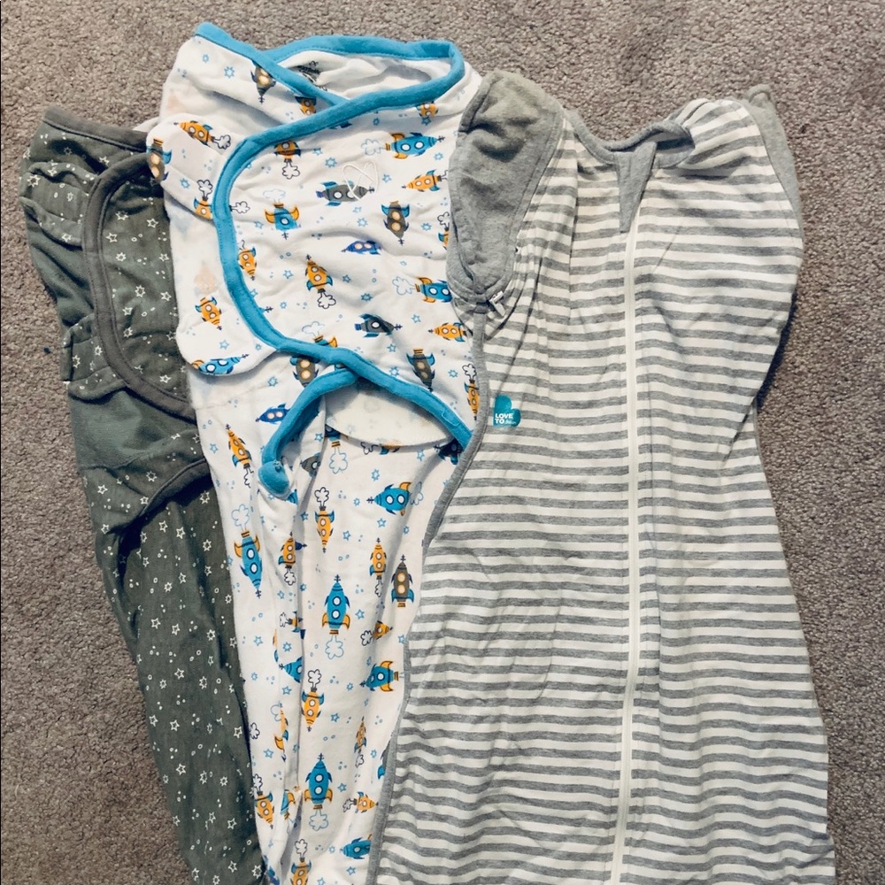 Set of 3 infant sleep sacks